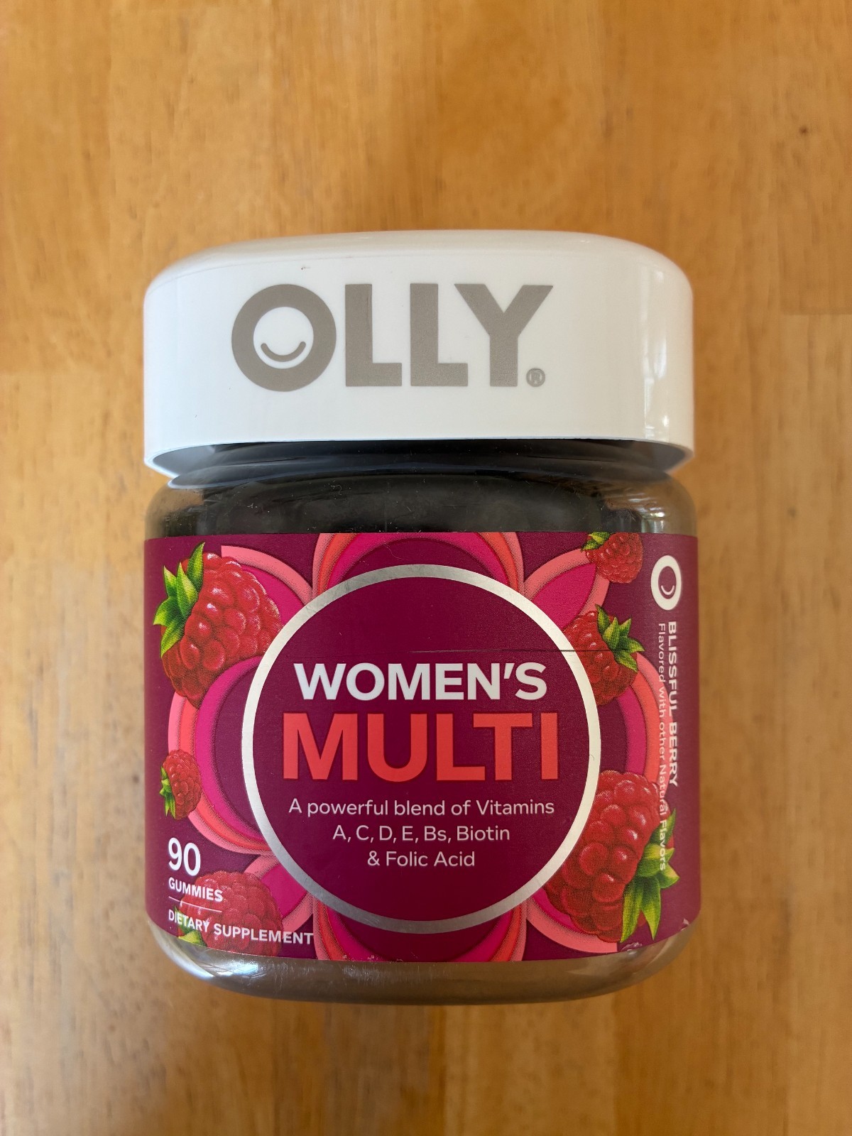 Olly The Perfect Women’s Multi Vitamin Gummies, Blissful Berry – 90 Count