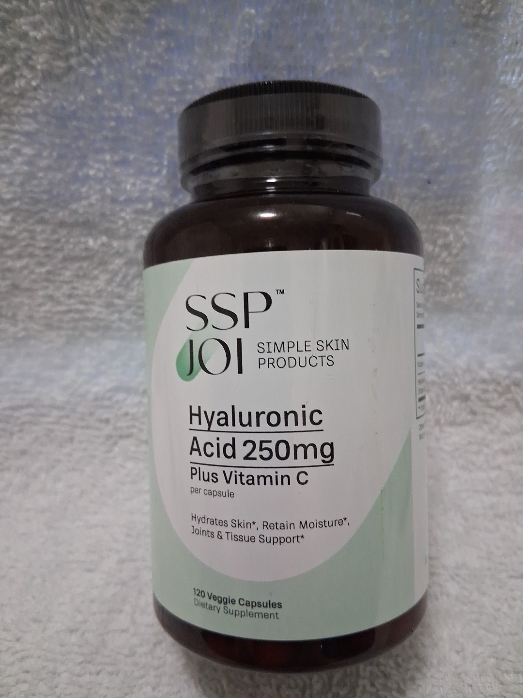 SSPJOI Hyaluronic Acid with Vitamin C – 250 mg -120 ct. Exp.11/26