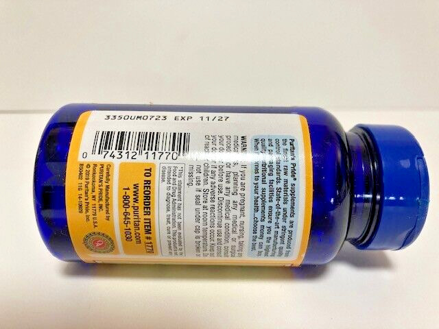 Puritan’s Pride Vitamin E-180 mg (400 IU) – Brand New