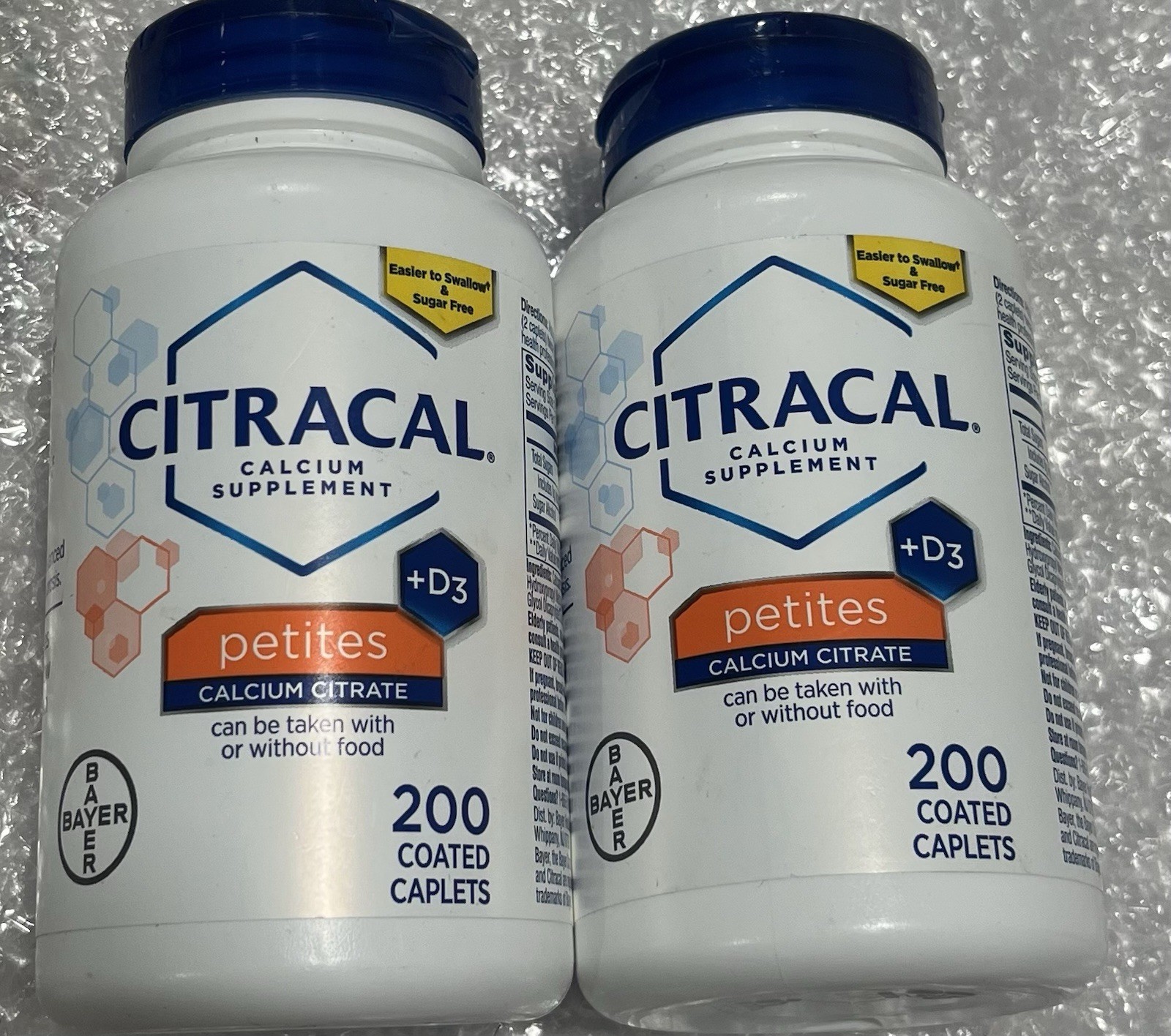Citracal Petites 400mg Calcium Citrate Easy Absorbed 200ct X2, 02/26