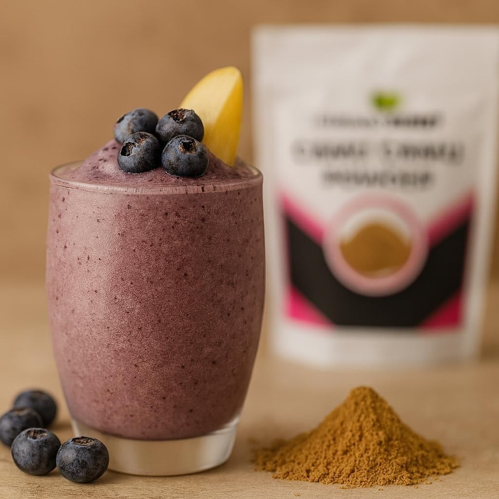 Organic CAMU CAMU fruit powder 3.5 oz Improve Mood, Vit C Max, Antioxidant