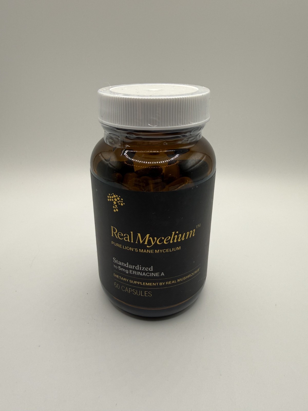 Real Mushroom Real Mycelium Pure Lion’s Mane Supplement 60 Capsules – Brand New