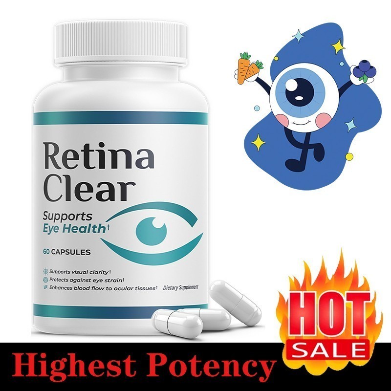 Retina Clear Vision Supports Supplement – Eye Wellness Formula featuring Lutein