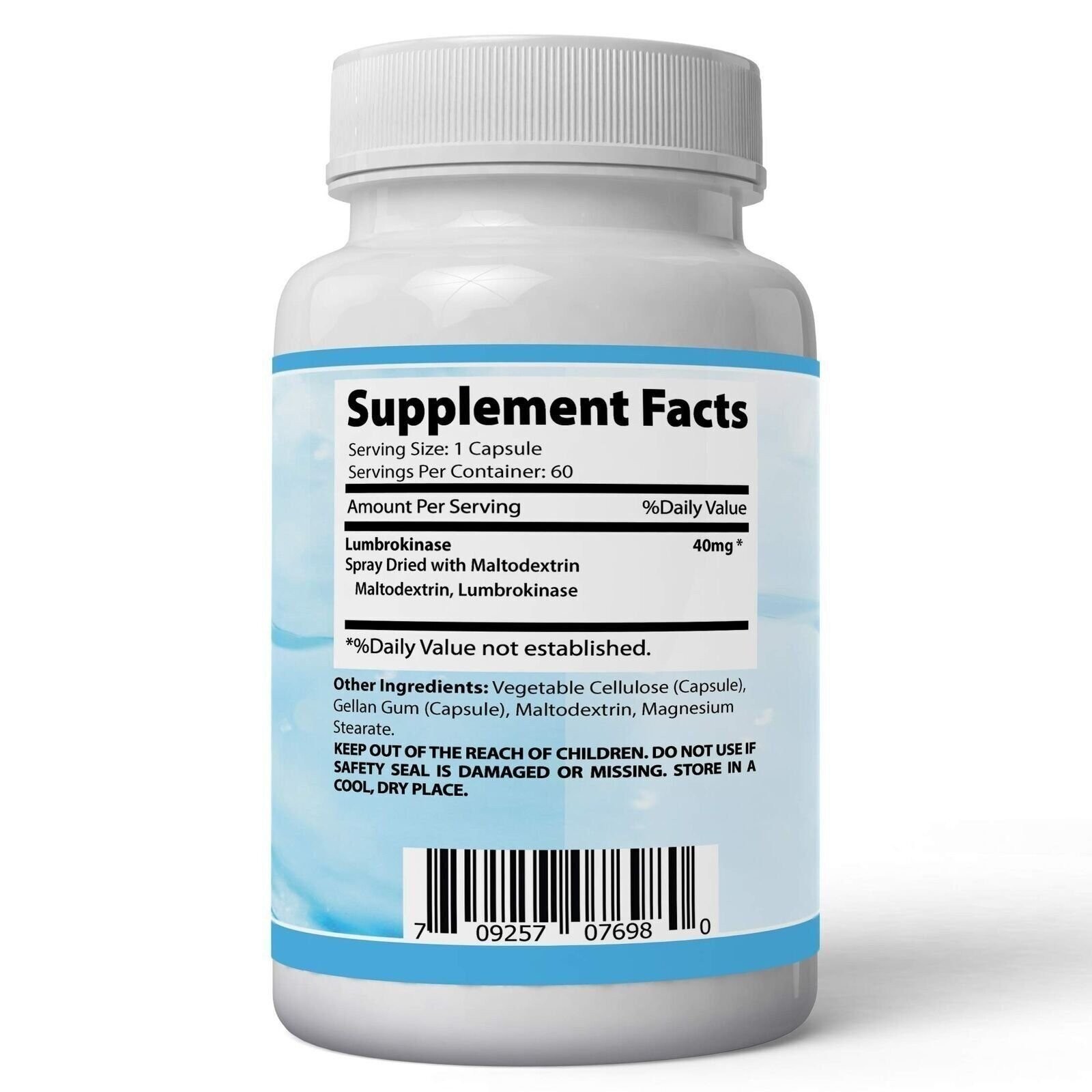 Absonutrix Lumbrokinase 40 mg 60 vegetable capsules supports healthy heart Al…