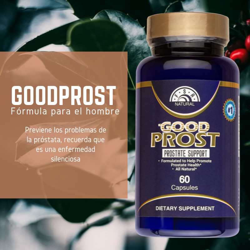 GOOD PROST – Prostate Infection – URINARY INCONTINENCE – Prostatitis – 60 Cap