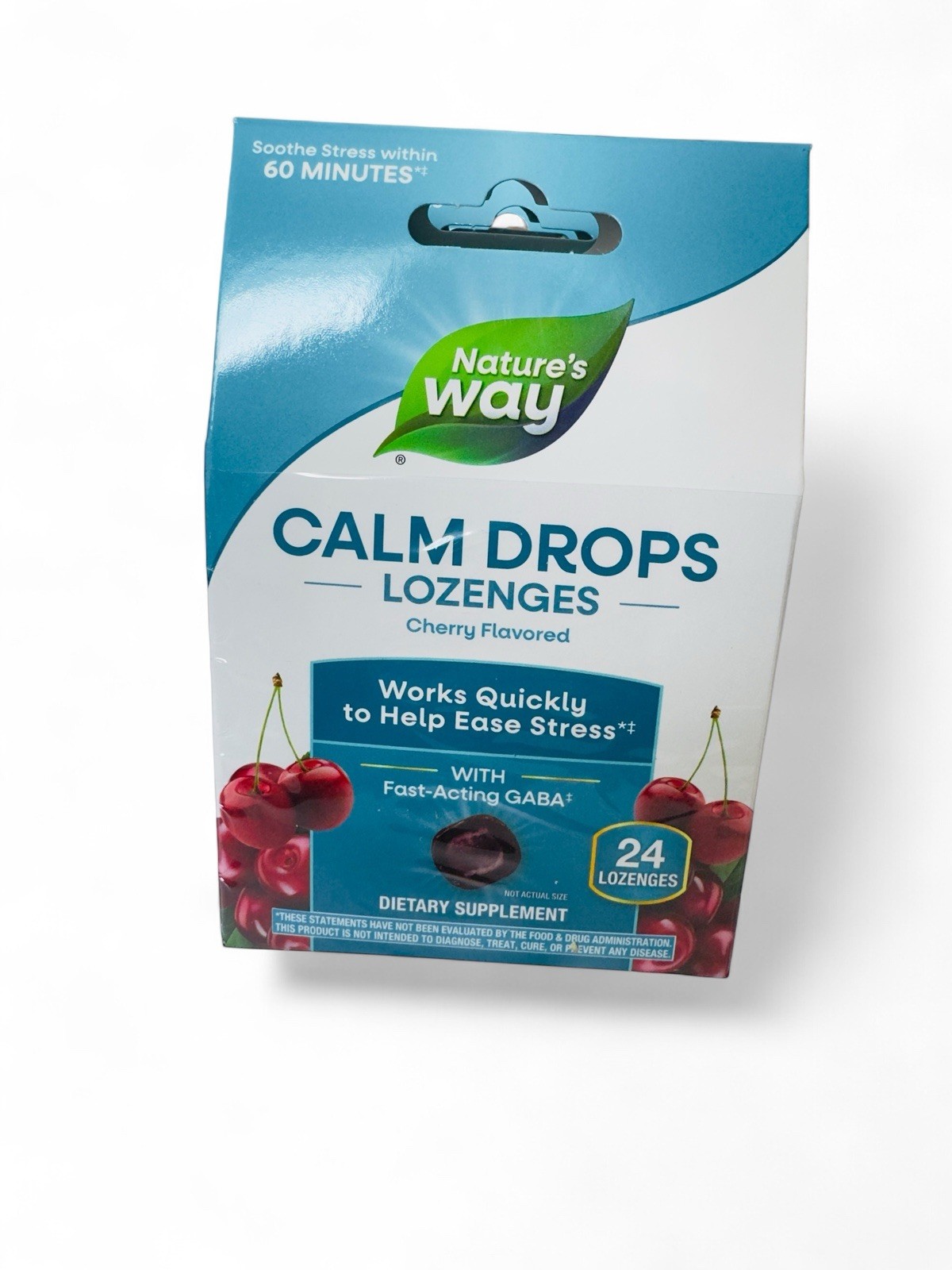 3 Pack Nature’s Way Calm Drops 24 Count Ea Box EXP 11/2026 Cherry FREE SHIPPING