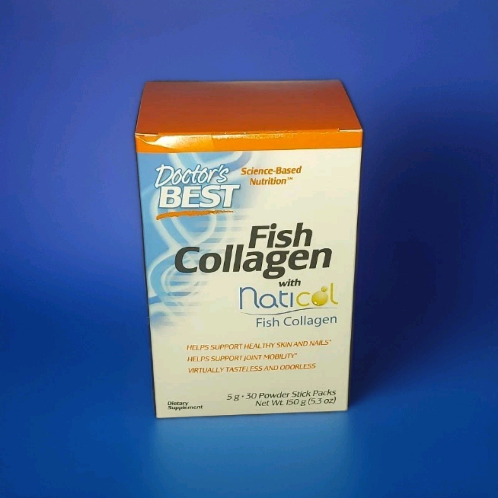 Doctor’s Best Fish Collagen + Naticol, 30 Powder Stick Pack *EXP 1/2027*