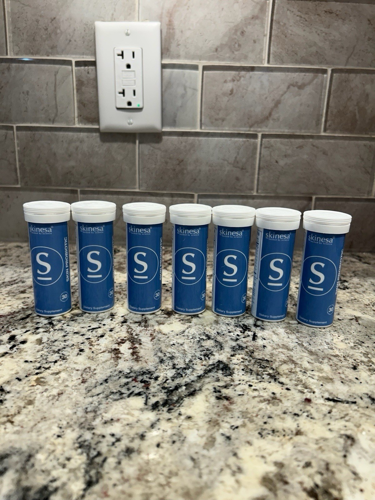Skinesa Probiotic Supplement Skin Health 30 Capsules Unisex Adult 7 Pack