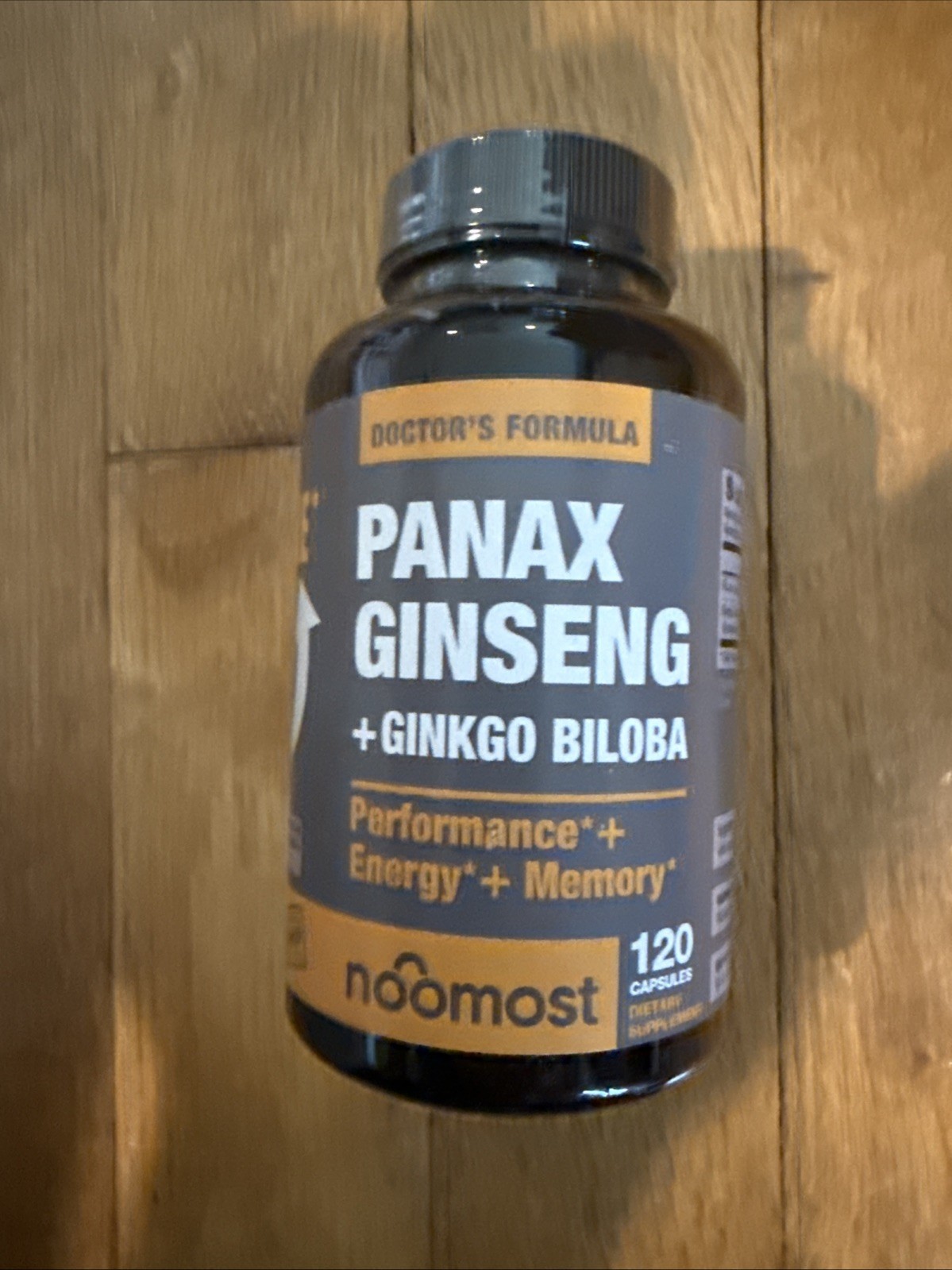 Doctor’s Formula PANAX GINSENG + GINKGO BILOBA 120 Capsules Exp 10/2026