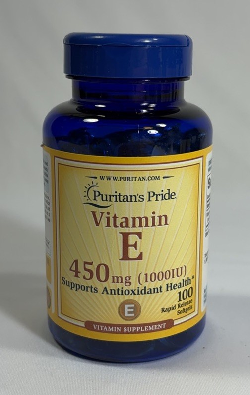 Puritan’s Pride Vitamin E-1000 IU – 100 Softgels