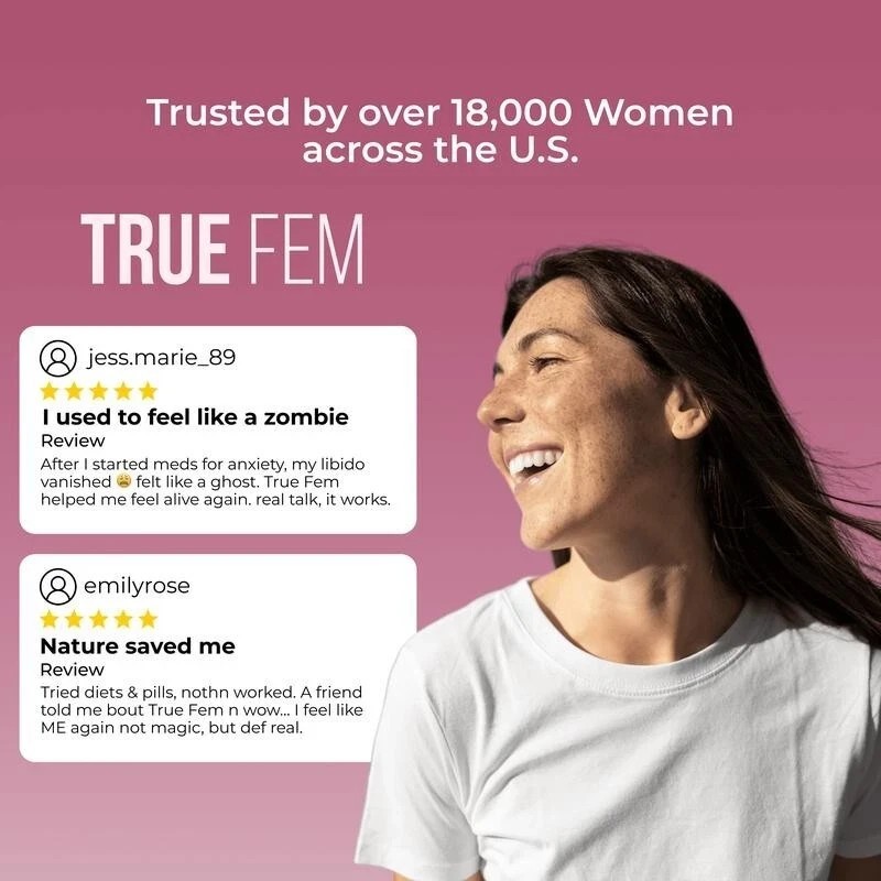 (2 Pack) True Fem for Women Advanced Wellness Support Supplement 120 Capsules US