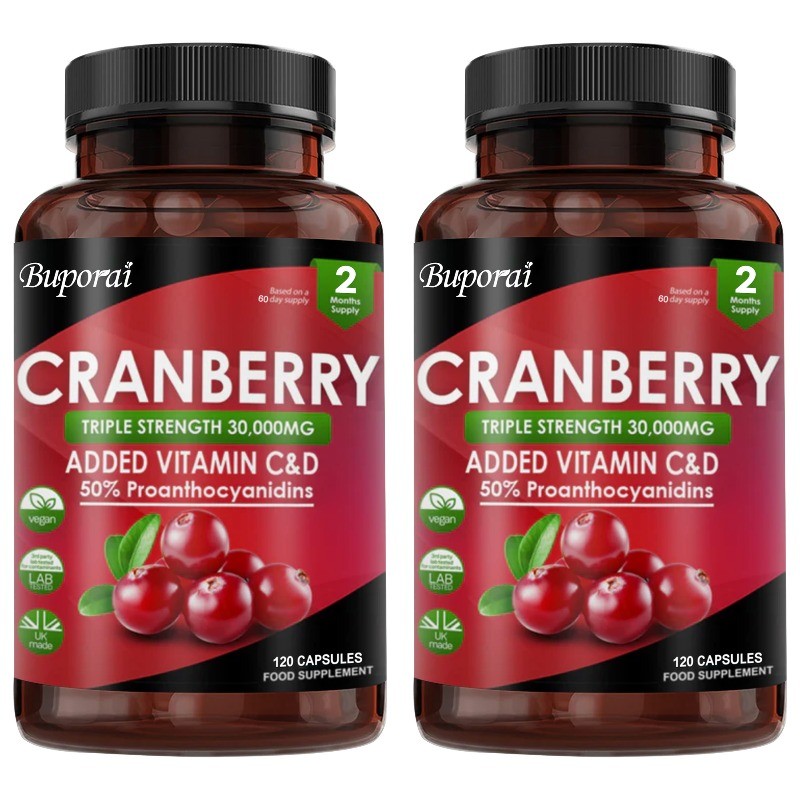 Cranberry 240pcs,Promotes Digestion and Absorption,Supports Urinary Tract Health
