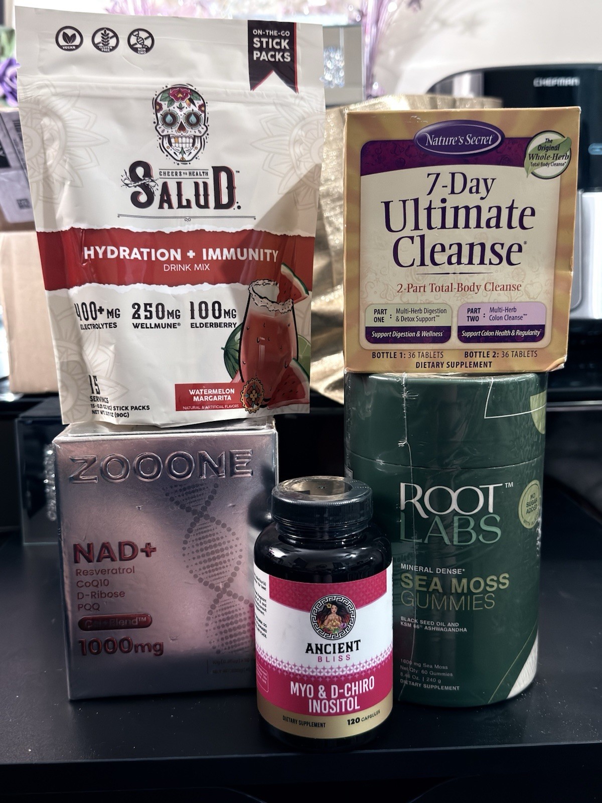 Hydration Anti-Aging Wellness Supplement Bundle Lot