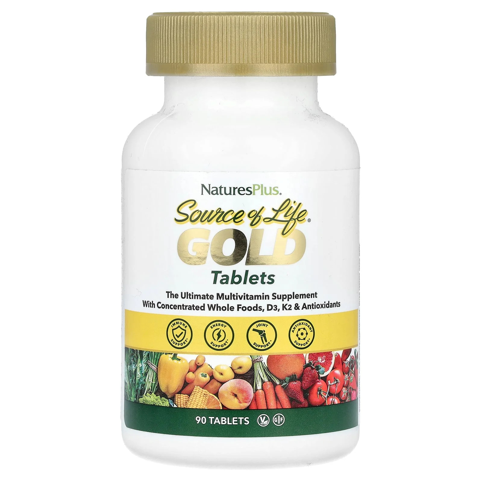 2 X NaturesPlus, Source of Life�, Gold, The Ultimate Multivitamin Supplement, 9