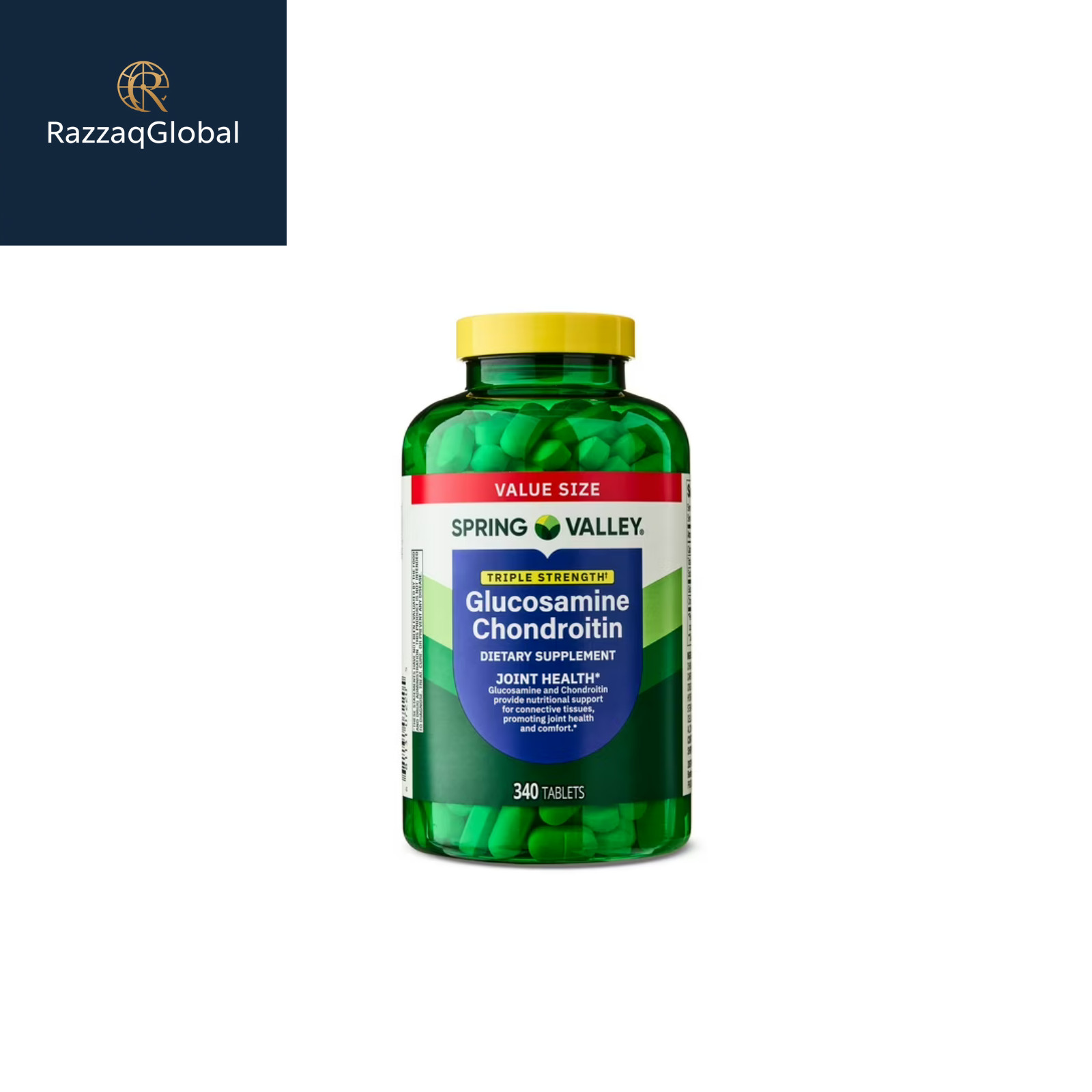 Spring Valley Triple Strength Glucosamine Chondroitin, 340 Tabs