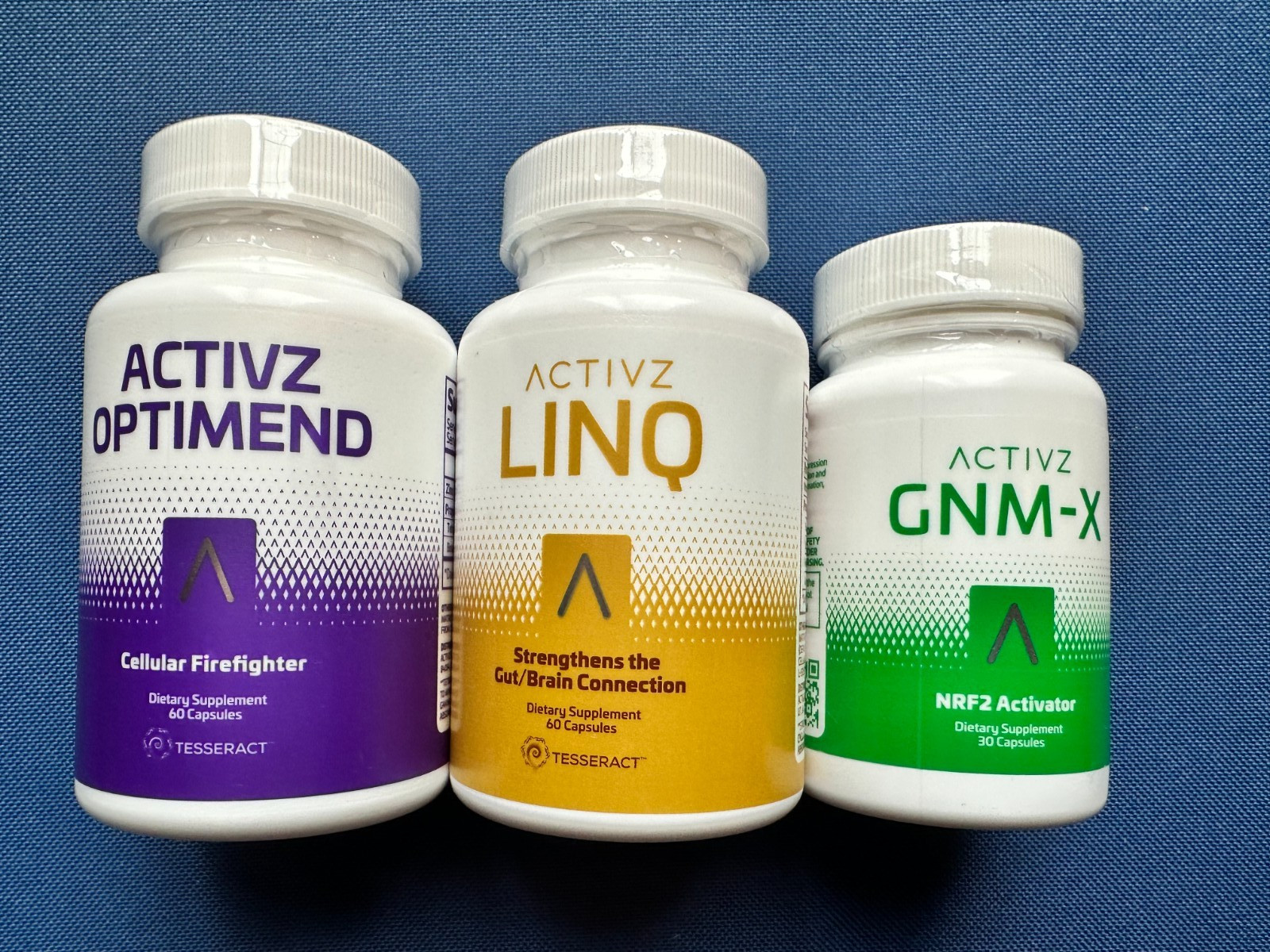 Authentic ACTIVZ TRIFECTA Combo: GNMX, Linq, Optimend. Exp 2026