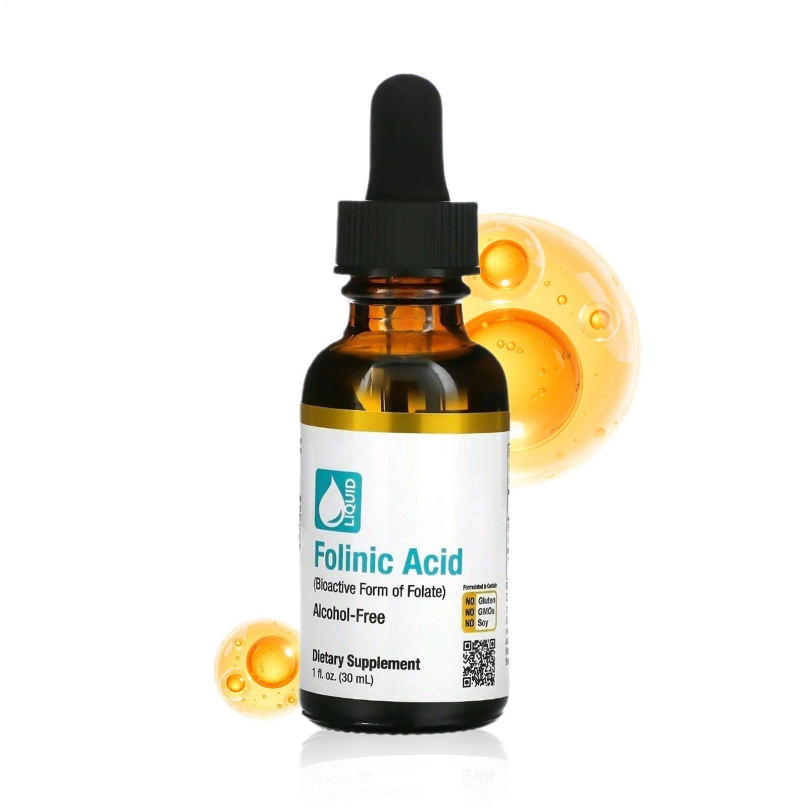 “Advanced Folinic Acid Alcohol Free Delay California Gold Nutrition Speech 30ml”