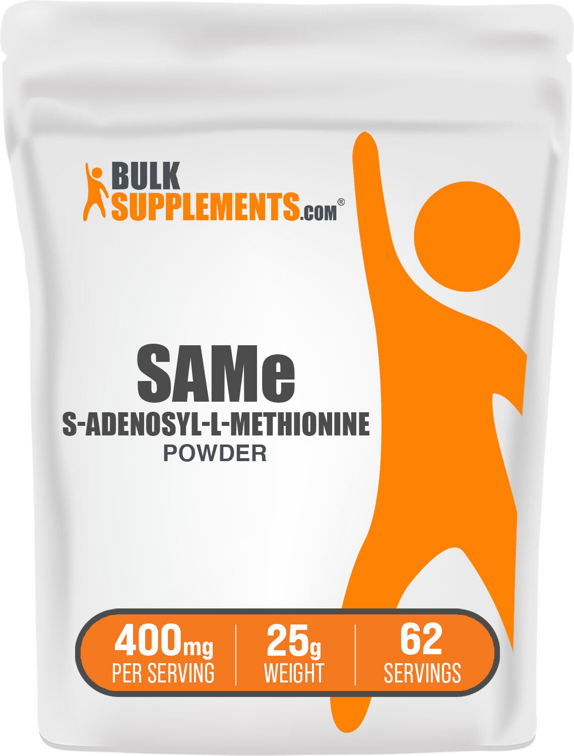 BulkSupplements SAMe Powder – S-Adenosyl-L-Methionine – 400 mg Per Serving