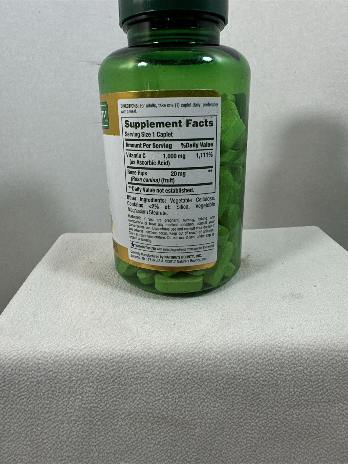 Nature’s Bounty Vitamin C Supports a Healthy Immune 1000mg 100 Caplets 05/27