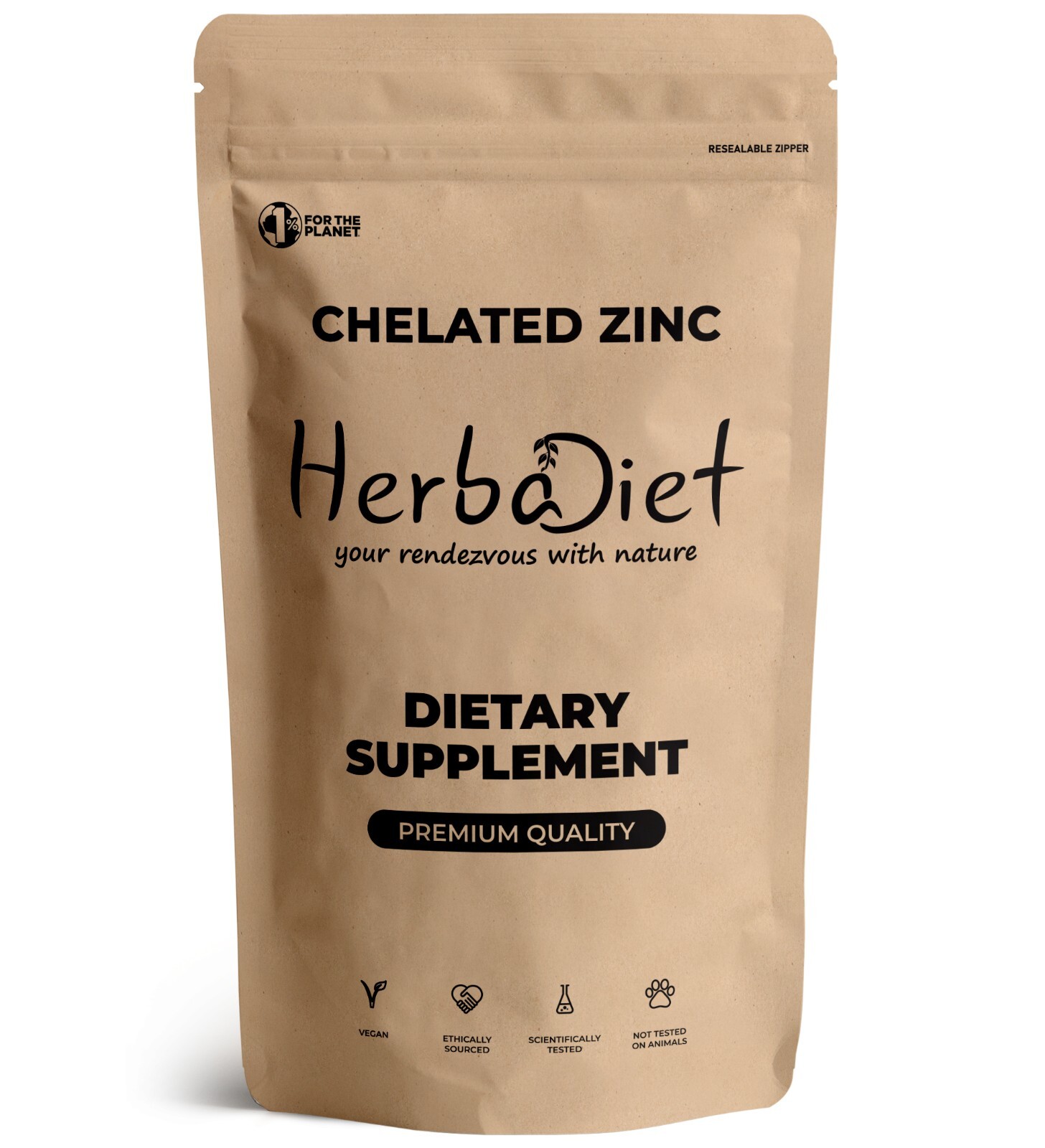 Zinc Gluconate Powder Chelated Zinc Immune Support Antioxidant