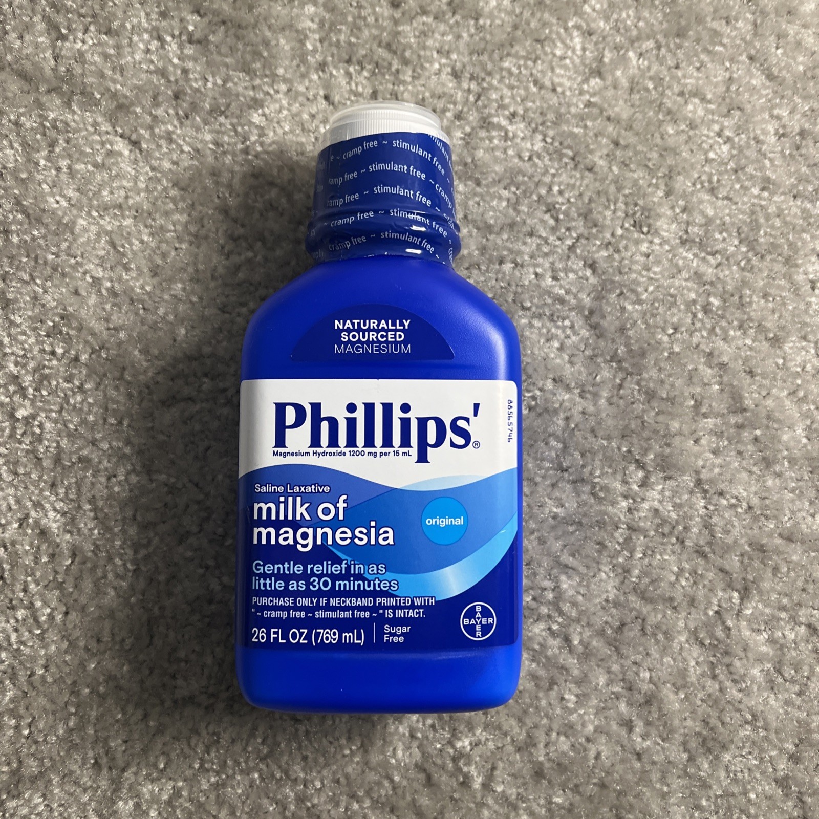 Phillips’ Milk Of Magnesia Original 26 Oz 1200 Mg Relief In 30 Minutes Sealed