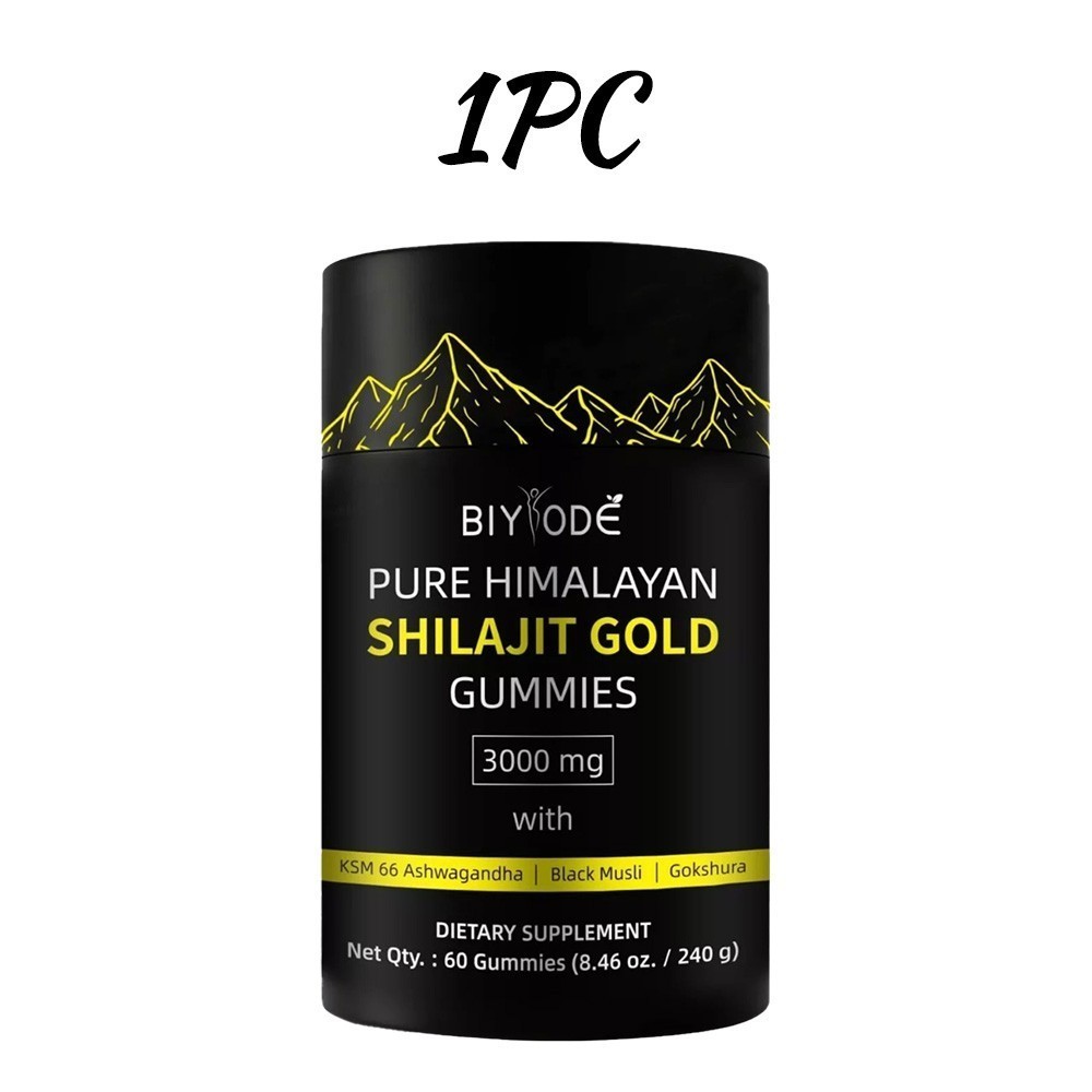 Himalayan Shilajit GOLD Gummies, Natural Extremely Potent 3000 mg, Fulvic Acid