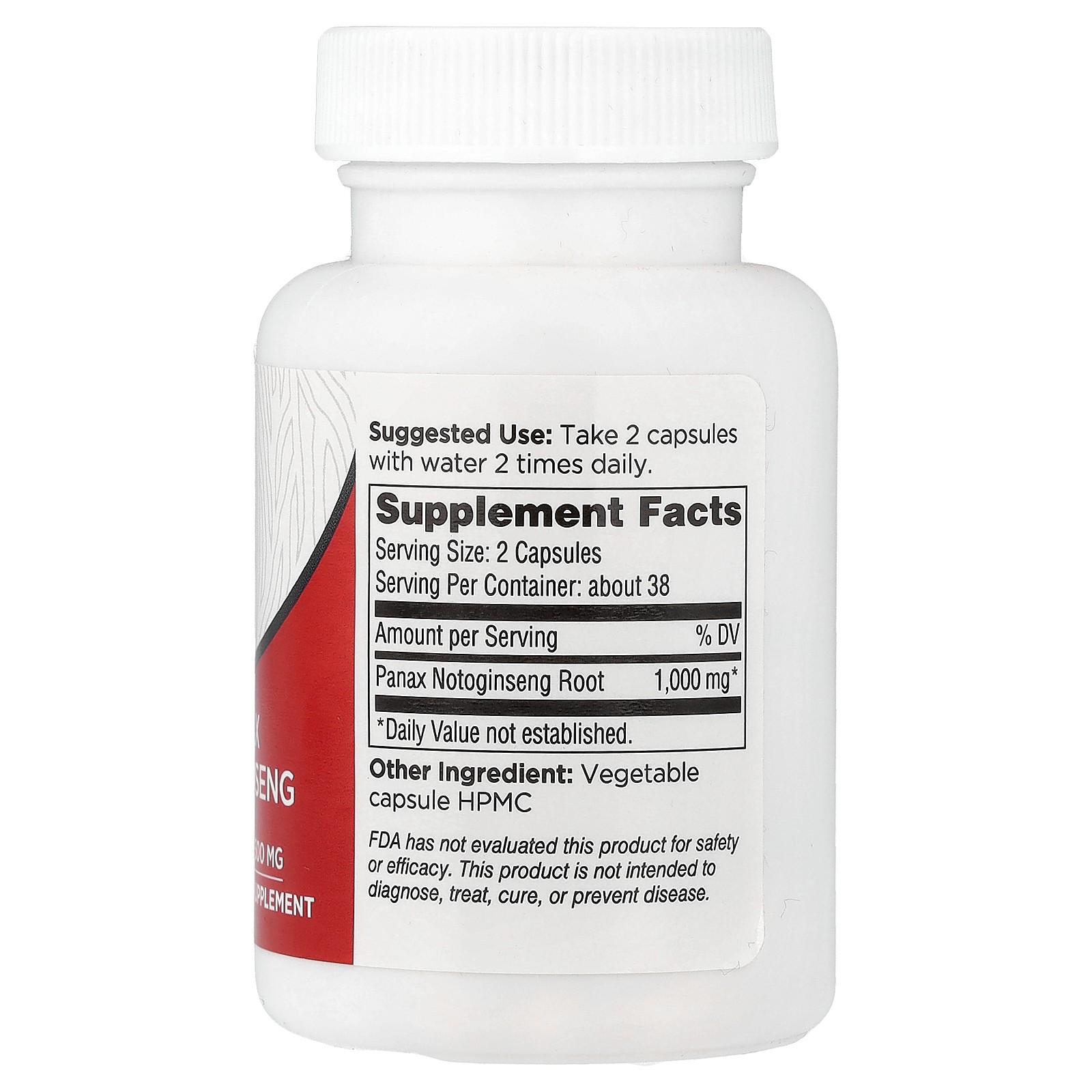 Panax Notoginseng, 500 mg, 75 Capsules