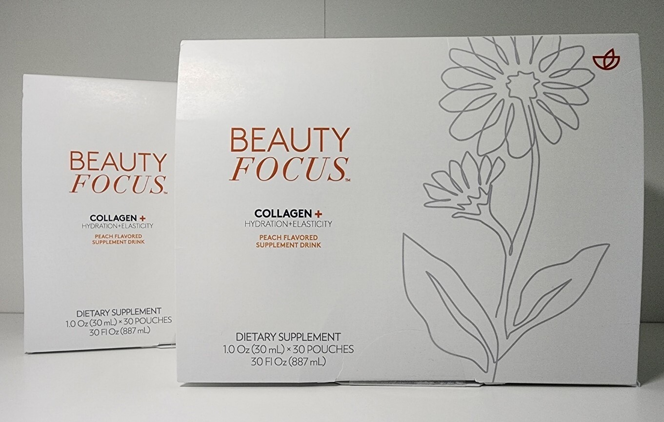 [2-Packs] Nu Skin NuSkin Pharmanex Beauty Focus Collagen [PEACH] Exp 08/2024 NEW