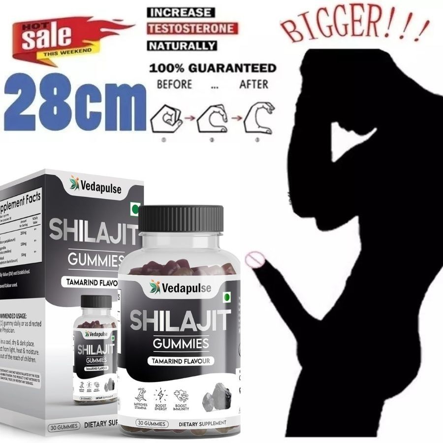 Pure 100% Himalayan Shilajit, Soft Resin,, Extremely Potent Fulvic Acid 30 gummi