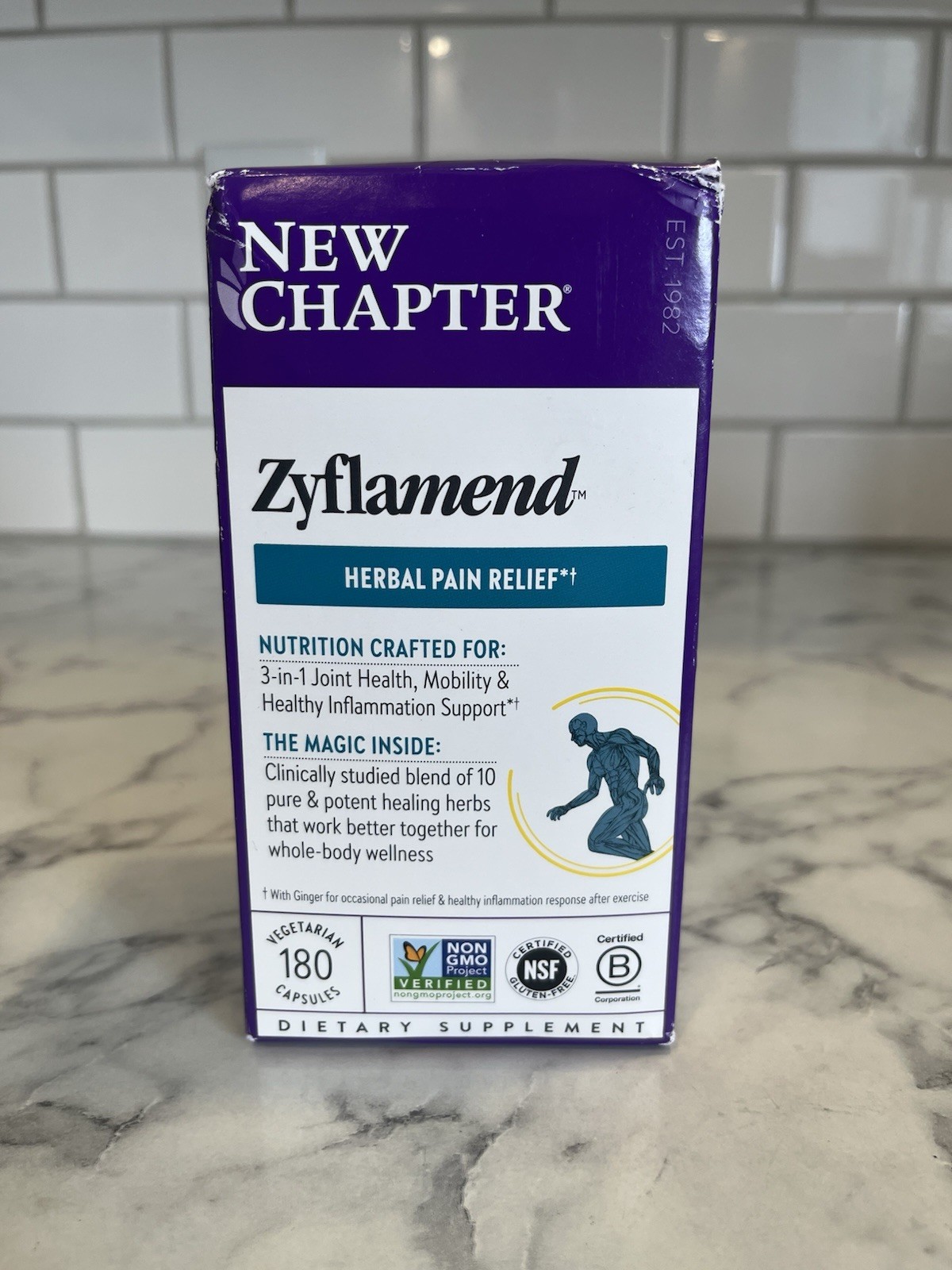 New Chapter Zyflamend Whole Body Joint Supplement – 180 Capsules Exp 1/2029