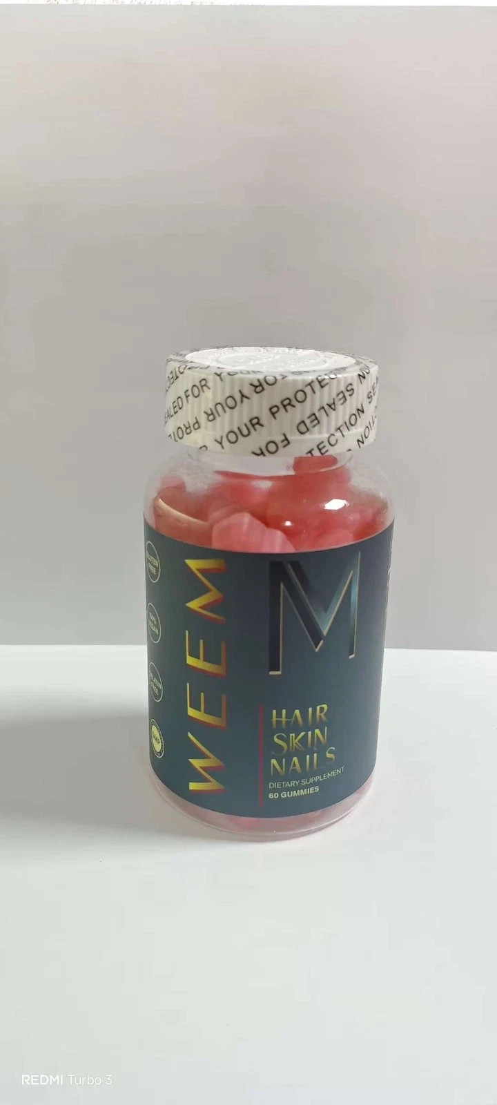 WEEM Hair Skin and Nails Gummies – Supports Healthy Hair – Vegan biotin Vitamins