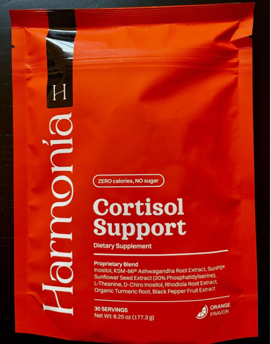 Harmonia Cortisol Cocktail Supplement Drink – 30 servings, Exp 122027
