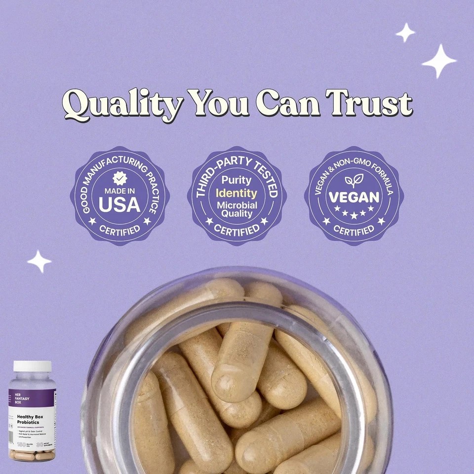 Her Fantasy Box | Healthy Box | Vaginal Probiotics for Women – Prebiotics +
