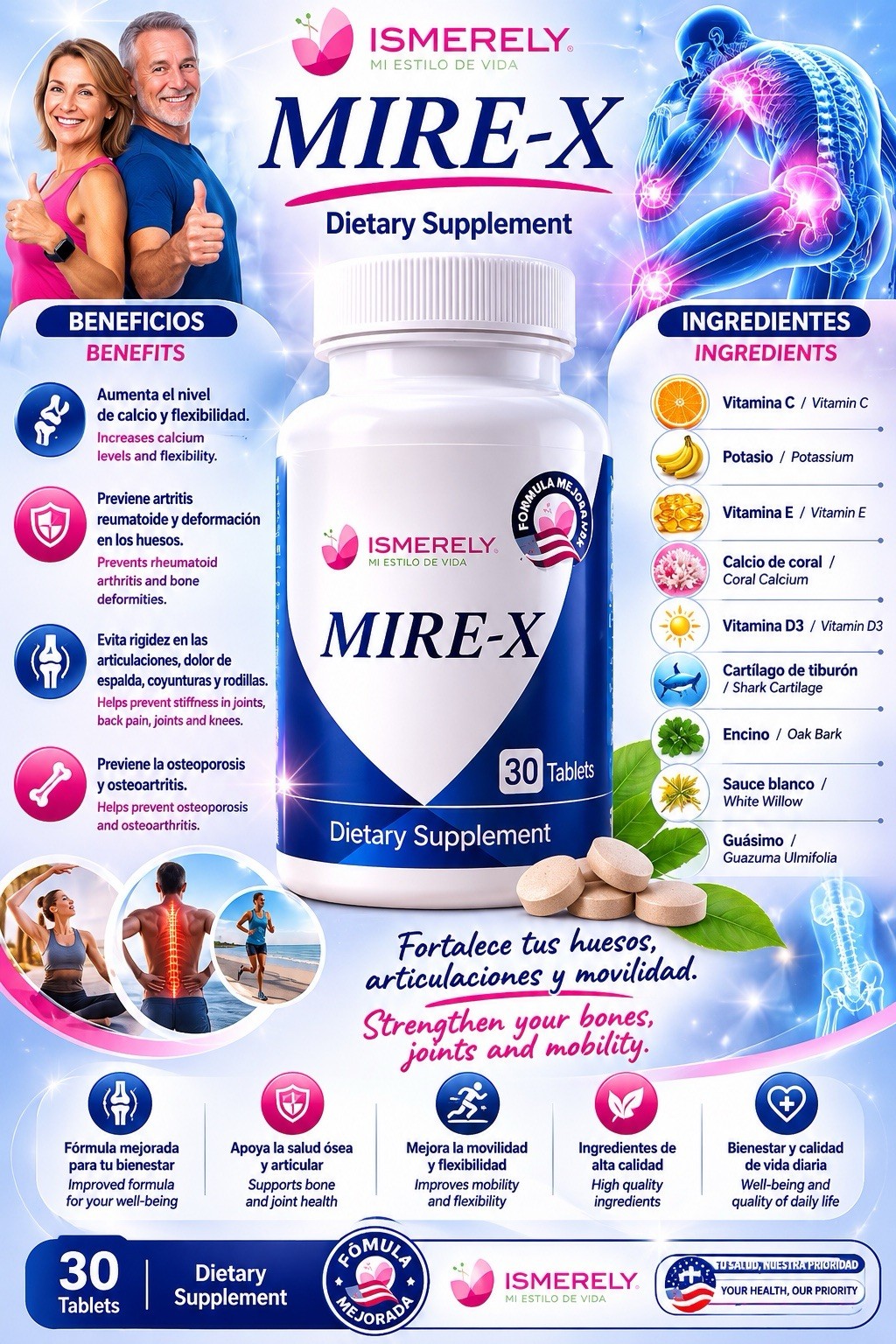 Ismerely Mire-X Nuevo Producto Para Las articulaciones