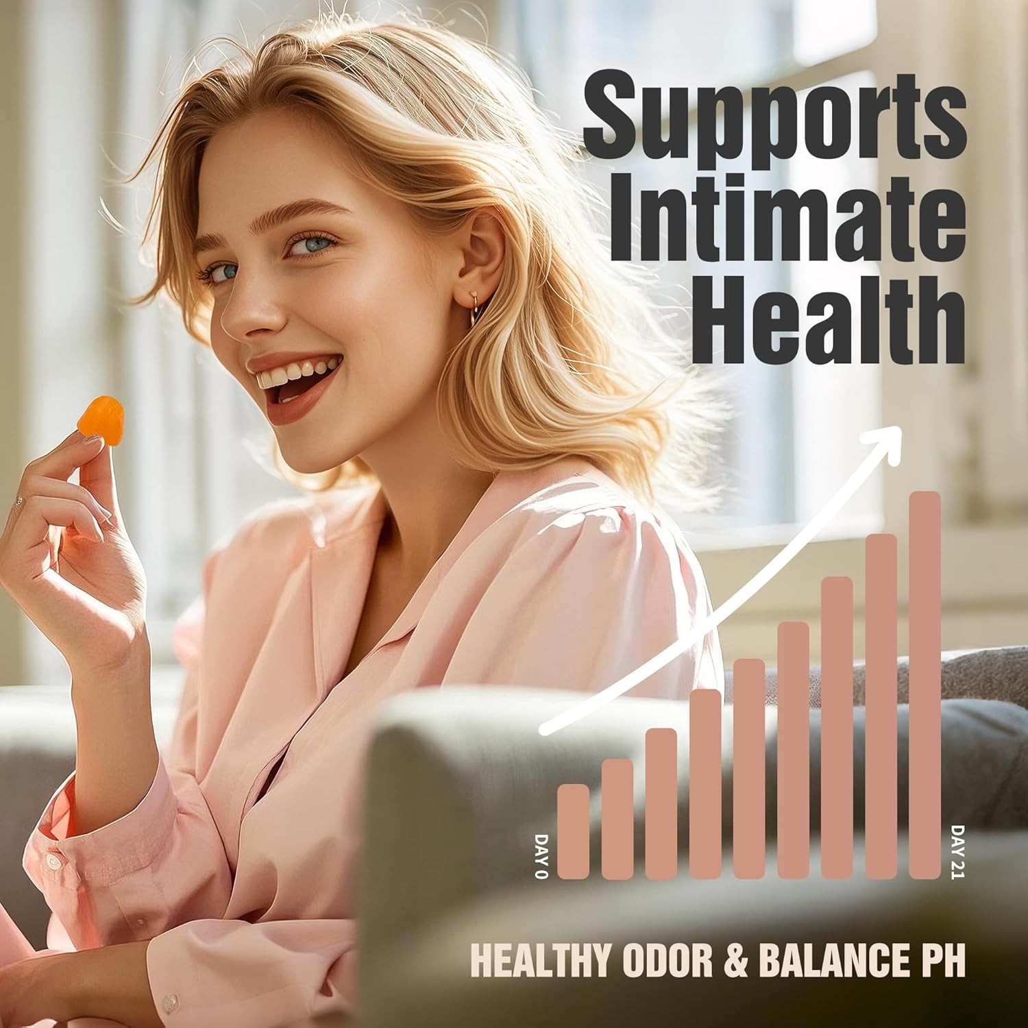 Feminine Balance Gummies, Premium Balance Supplement for Women PH Health.06/2027