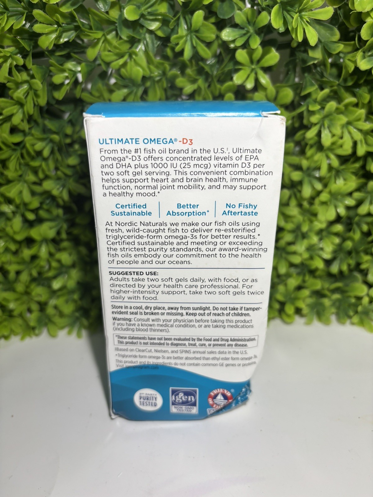 Nordic Naturals 2794 Ultimate Omega-D3 120 Softgels Exp 8/28🔥
