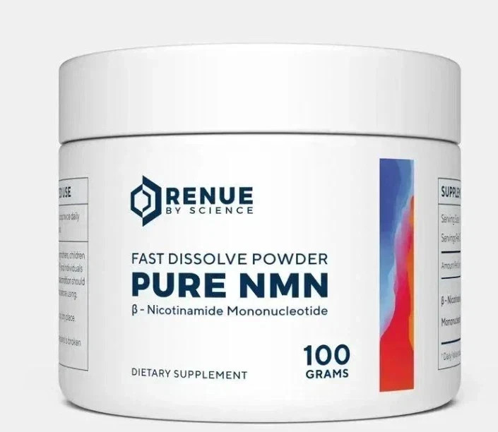 Latest date Renue By Science PURE Powder 100 Gram Jar Nicotinamide 1-3 Bottle