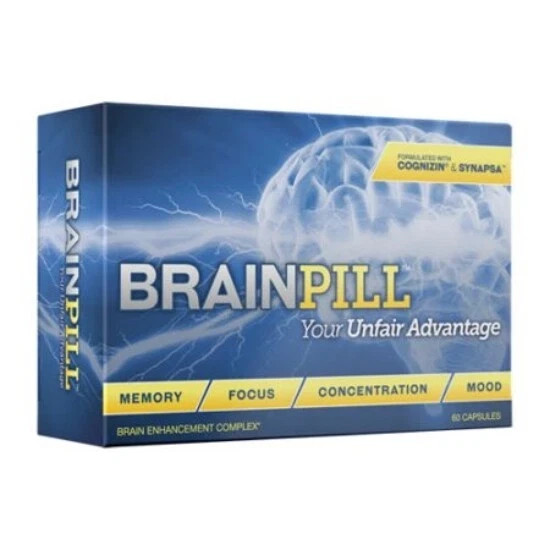 BrainPill Memory Support Supplement – NIB – AUTHORIZED RESELLER – 100% Genuine