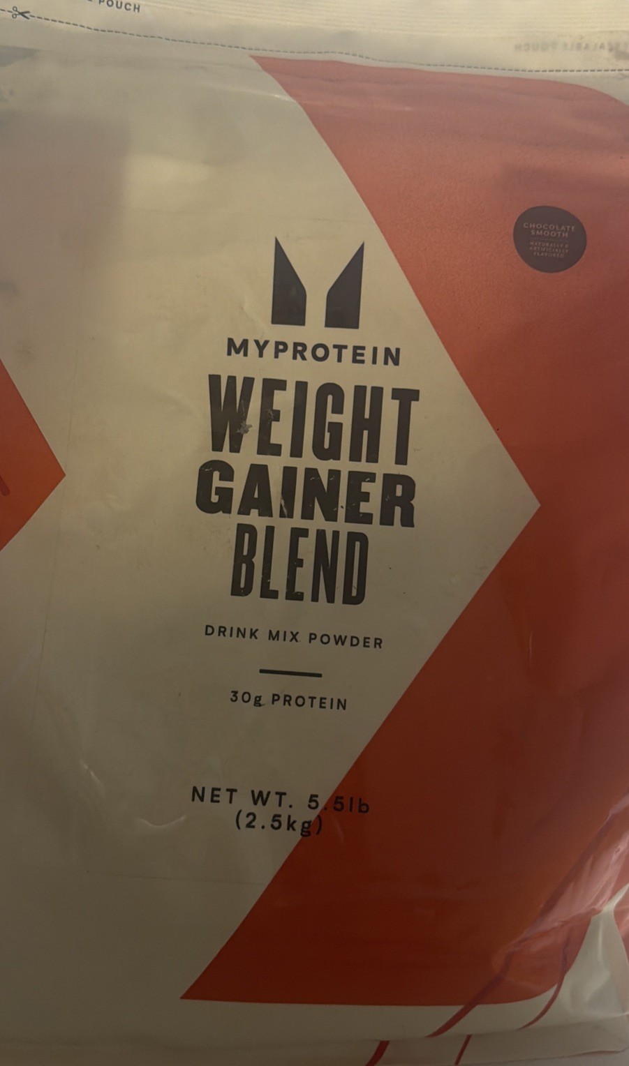 MyProtein Weight Gainer Drink Mix Powder 5.5 lbs Chocolate * SEALED Exp 9/2026