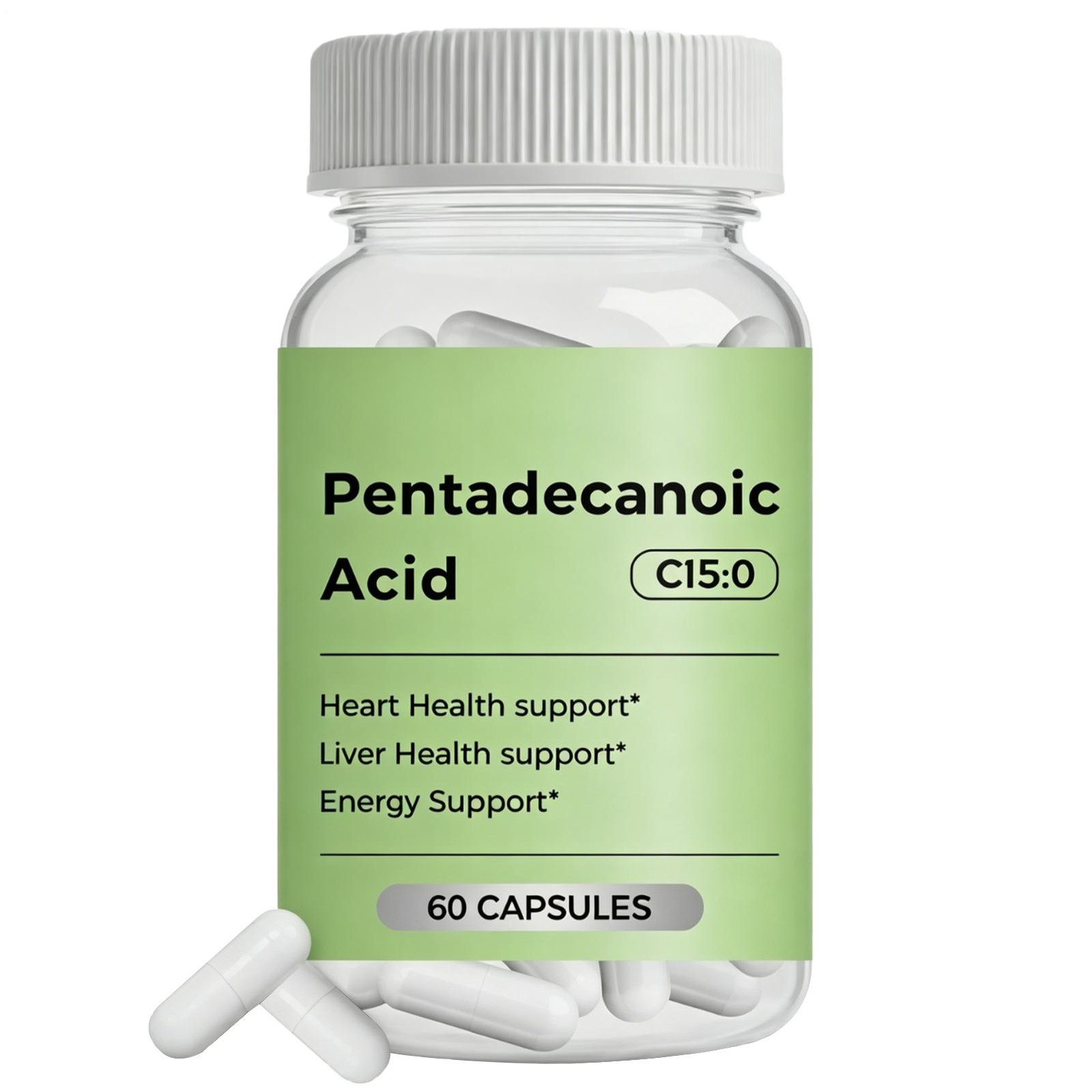 Pentadecanoic Acid C15:0 Sheep Milk Derived Dietary Supplement 60 Capsules