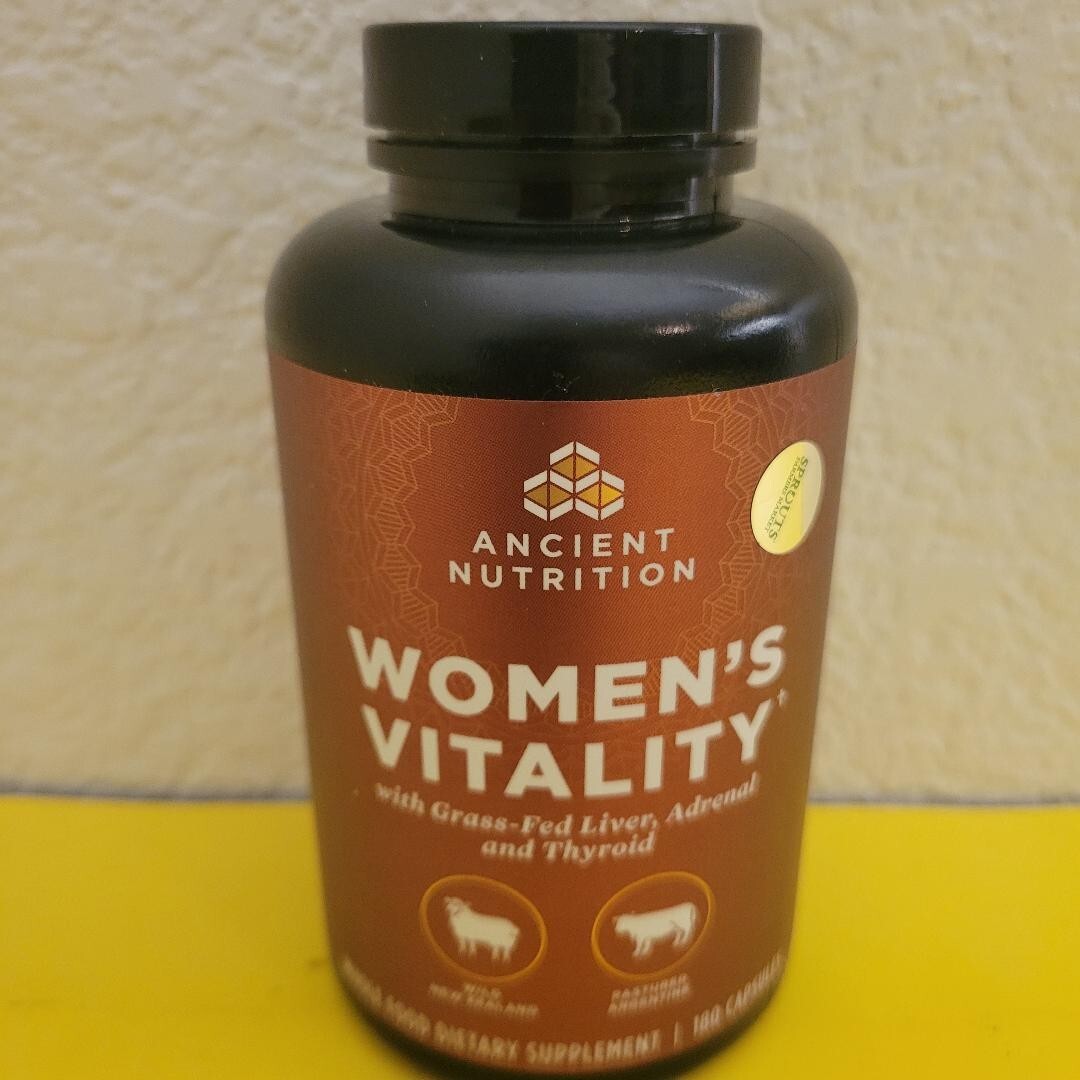 Ancient Nutrition Women’s Vitality w/ Grass-Fed LiverAdrenal & Thyroid 180 Caps