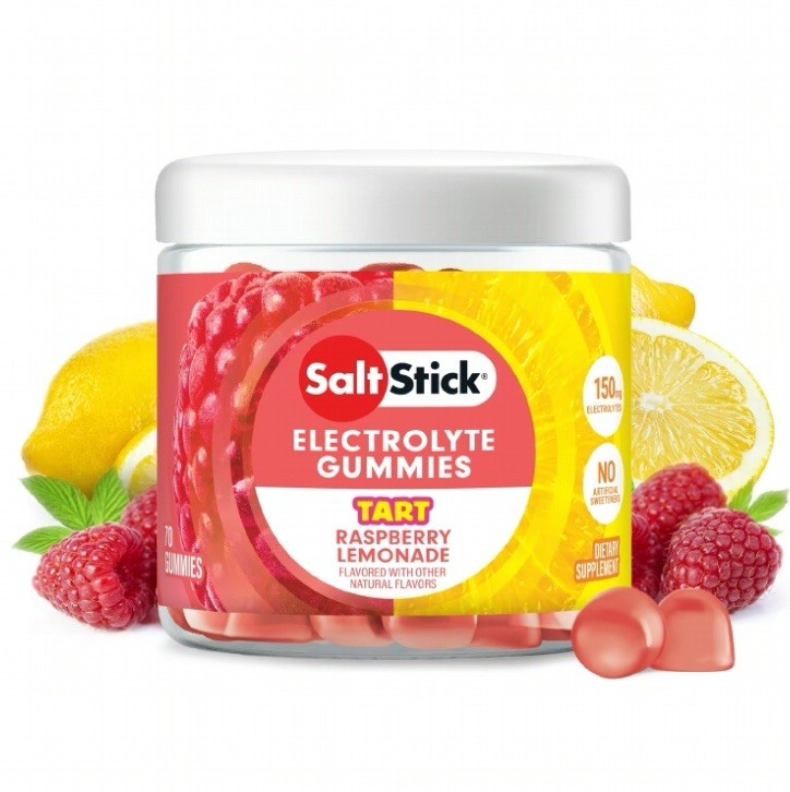 SaltStick Electrolyte Gummies Tart Raspberry Lemonade 70 Ct New Sealed Exp 06/28