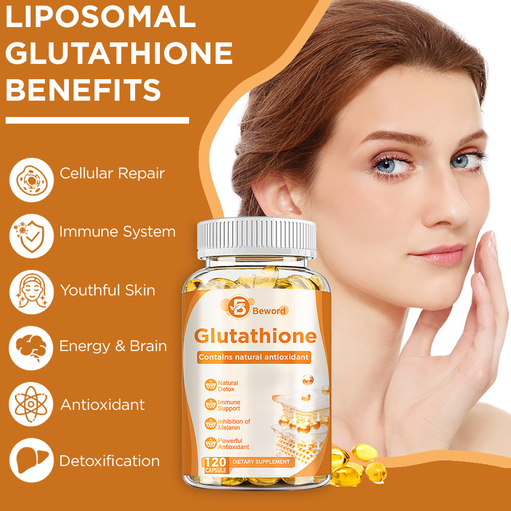 L-Glutathione 1000mg Capsules – Antioxidant, Liver, Immune & Cell Health Support