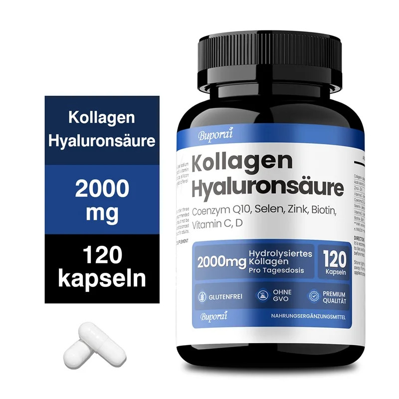 Hydrolyzed Collagen 120pcs,Promote Collagen Production,Support Skin Bones Health