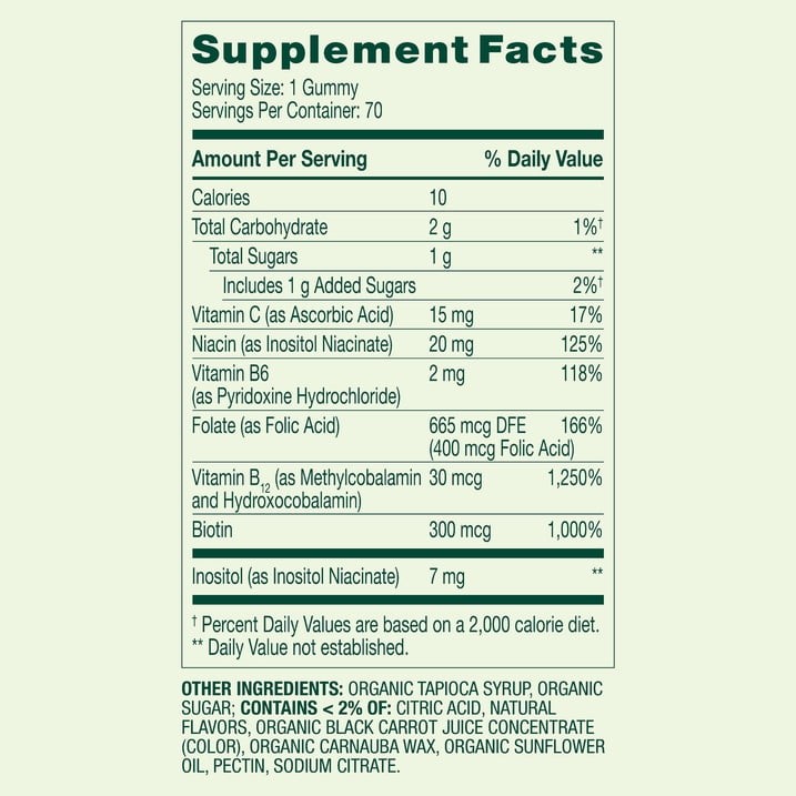 Spring Valley Vitamin B Complex Strawberry Vegetarian Gummies, 70 Count