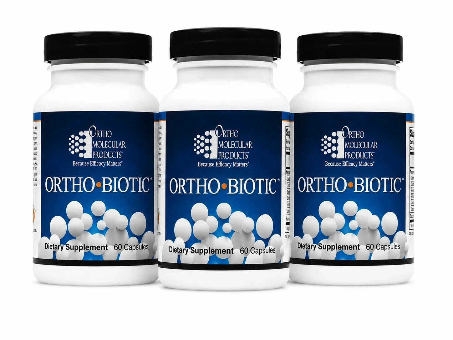 ORTHO BIOTIC 60 CAPSULES Digestive & Gut Health Support [ Pack of 3 ] – Sealed