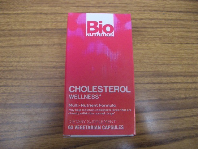 Bio Nutrition Cholesterol Wellness Multi Nutrient Formula 60 Veg Caps Exp 7/28