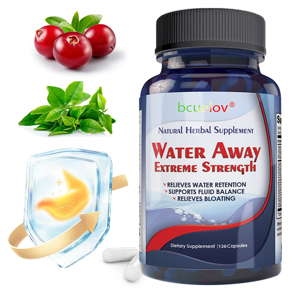 Water Away Capsules,Relieves Water Retention And Bloating