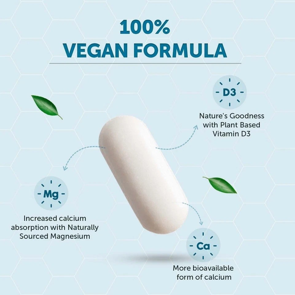 True Calcium Supplement 1000mg | Support Bone, Joint & Muscle Health