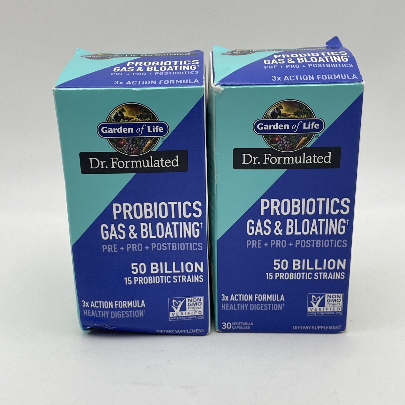 Garden of Life Dr. Formulated Probiotic Gas & Bloating 30 Cap Exp 06/26
